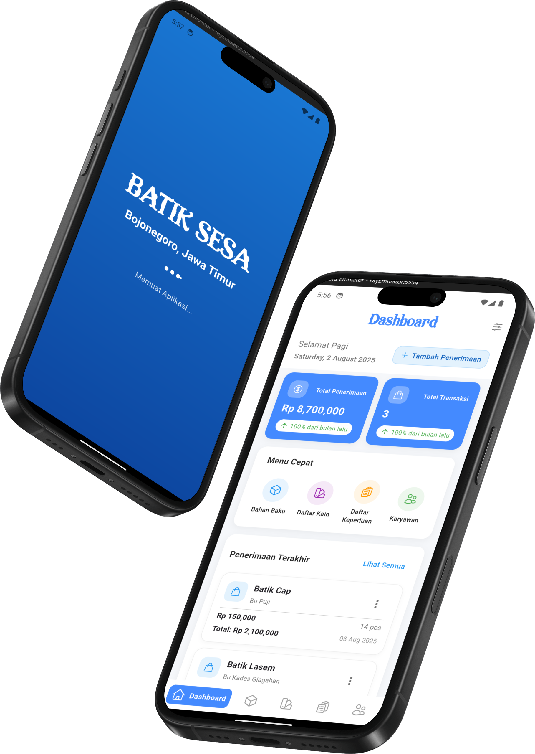 Batik Sesa App Mockup